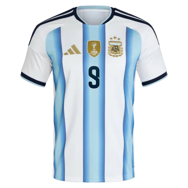 Camisola Argentina J. Alvarez 9 Homem Equipamento 1ª Mundial 2026