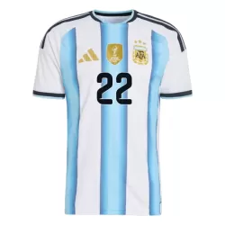 Camisola Argentina Lautaro Martinez 22 Criança Equipamento 1ª Mundial 2026