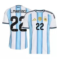 Camisola Argentina Lautaro Martinez 22 Homem Equipamento 1ª Mundial 2026
