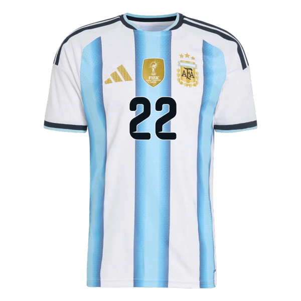 Camisola Argentina Lautaro Martinez 22 Homem Equipamento 1ª Mundial 2026