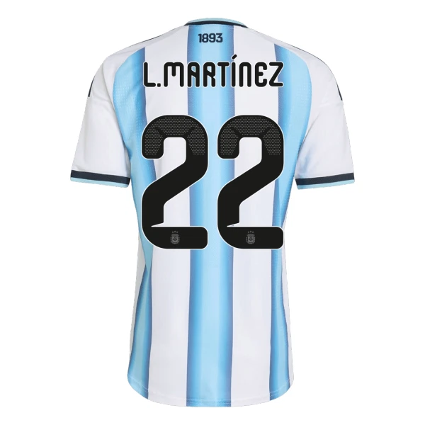 Camisola Argentina Lautaro Martinez 22 Homem Equipamento 1ª Mundial 2026
