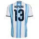 Camisola Argentina Romero 13 Homem Equipamento 1ª Mundial 2026