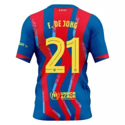 Camisola FC Barcelona Frenkie de Jong 21 Homem Equipamento 4ª 2025-26