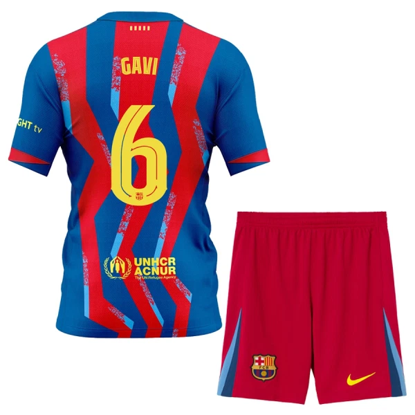 Camisola FC Barcelona Gavi 6 Criança Equipamento 4ª 2025-26