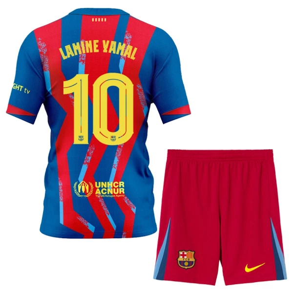 Camisola FC Barcelona Lamine Yamal 10 Criança Equipamento 4ª 2025-26