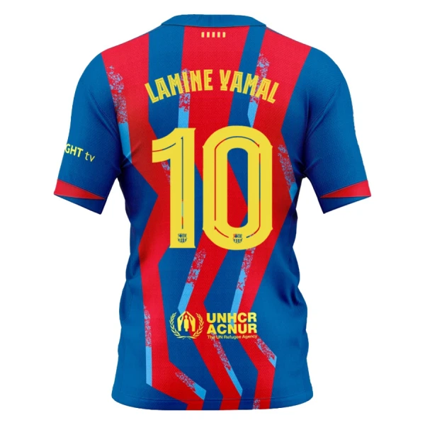 Camisola FC Barcelona Lamine Yamal 10 Homem Equipamento 4ª 2025-26