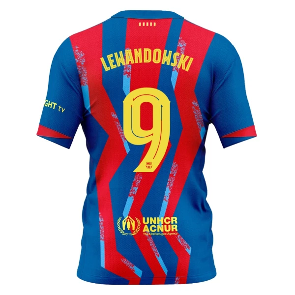 Camisola FC Barcelona Lewandowski 9 Criança Equipamento 4ª 2025-26