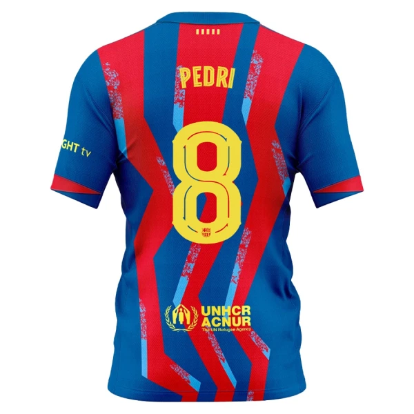 Camisola FC Barcelona Pedri 8 Criança Equipamento 4ª 2025-26