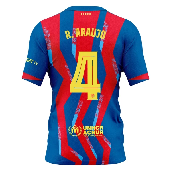 Camisola FC Barcelona R. Araujo 4 Homem Equipamento 4ª 2025-26 Camisola FC Barcelona R. Araujo 4 Homem Equipamento 4ª 2025-26