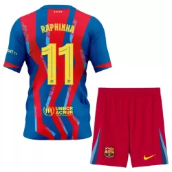 Camisola FC Barcelona Raphinha 11 Criança Equipamento 4ª 2025-26