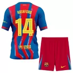 Camisola FC Barcelona Rashford 14 Criança Equipamento 4ª 2025-26