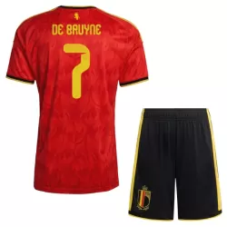 Camisola Bélgica De Bruyne 7 Criança Equipamento 1ª Mundial 2026