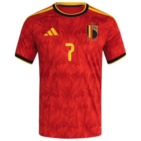 Camisola Bélgica De Bruyne 7 Criança Equipamento 1ª Mundial 2026