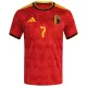 Camisola Bélgica De Bruyne 7 Criança Equipamento 1ª Mundial 2026