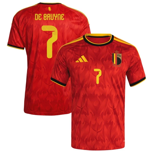 Camisola Bélgica De Bruyne 7 Homem Equipamento 1ª Mundial 2026 Camisola Bélgica De Bruyne 7 Homem Equipamento 1ª Mundial 2026