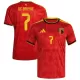 Camisola Bélgica De Bruyne 7 Homem Equipamento 1ª Mundial 2026 Camisola Bélgica De Bruyne 7 Homem Equipamento 1ª Mundial 2026