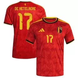Camisola Bélgica De Ketelaere 17 Homem Equipamento 1ª Mundial 2026
