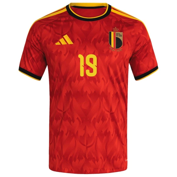 Camisola Bélgica Openda 19 Homem Equipamento 1ª Mundial 2026