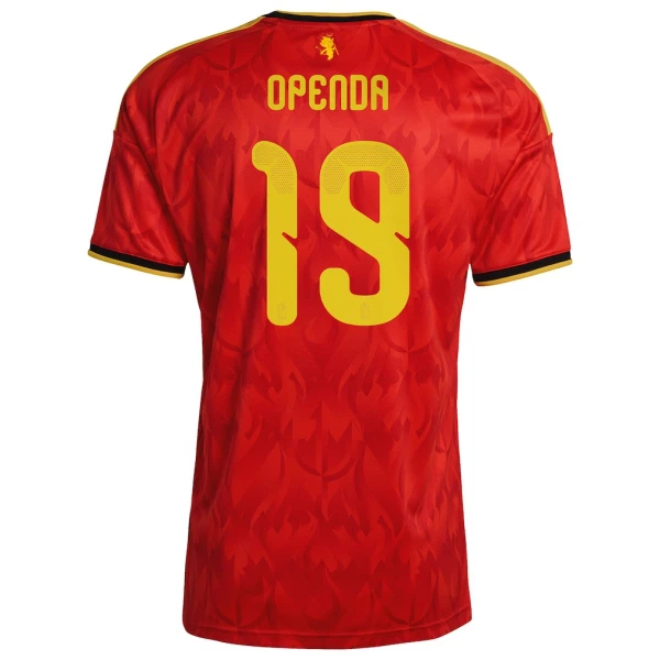 Camisola Bélgica Openda 19 Homem Equipamento 1ª Mundial 2026