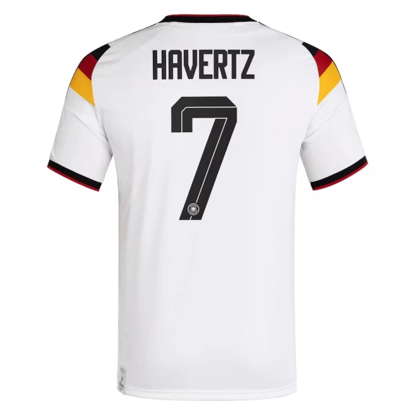 Camisola Alemanha Havertz 7 Homem Equipamento 1ª Mundial 2026