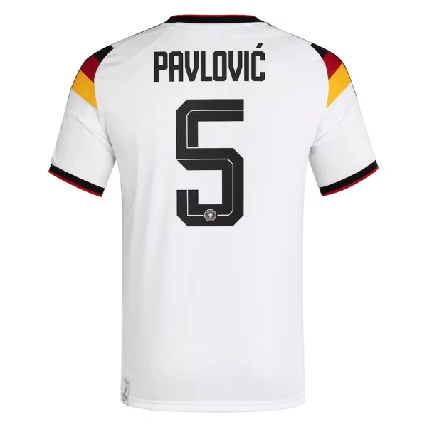 Camisola Alemanha Pavlovic 5 Homem Equipamento 1ª Mundial 2026
