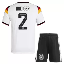 Camisola Alemanha Rudiger 2 Criança Equipamento 1ª Mundial 2026