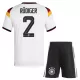 Camisola Alemanha Rudiger 2 Criança Equipamento 1ª Mundial 2026 Camisola Alemanha Rudiger 2 Criança Equipamento 1ª Mundial 2026