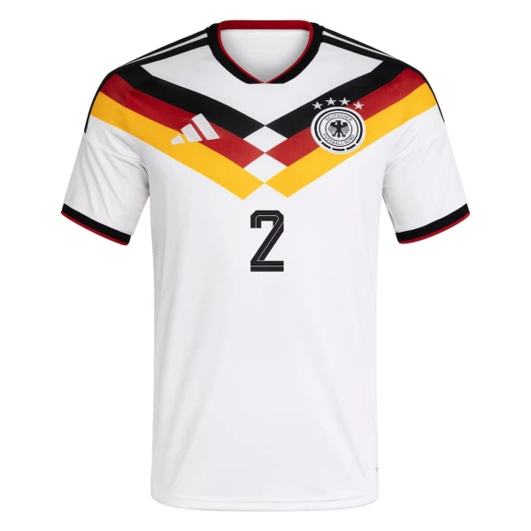 Camisola Alemanha Rudiger 2 Criança Equipamento 1ª Mundial 2026