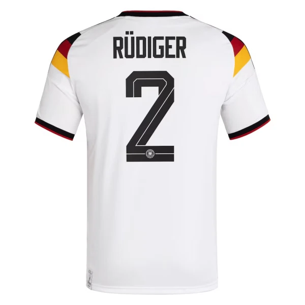 Camisola Alemanha Rudiger 2 Criança Equipamento 1ª Mundial 2026