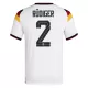 Camisola Alemanha Rudiger 2 Homem Equipamento 1ª Mundial 2026