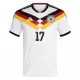 Camisola Alemanha Wirtz 17 Criança Equipamento 1ª Mundial 2026