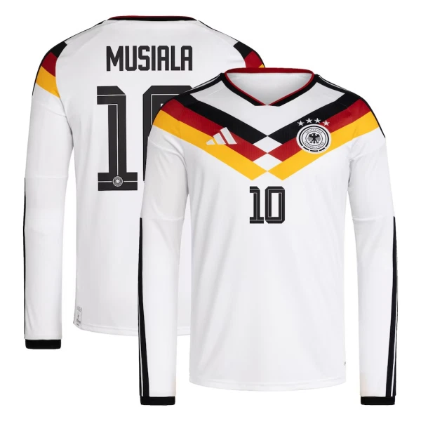 Camisola Manga Comprida Alemanha Musiala 10 Homem Equipamento 1ª Mundial 2026 Camisola Manga Comprida Alemanha Musiala 10 Homem Equipamento 1ª Mundial 2026