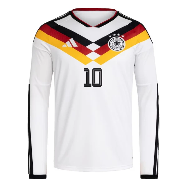 Camisola Manga Comprida Alemanha Musiala 10 Homem Equipamento 1ª Mundial 2026