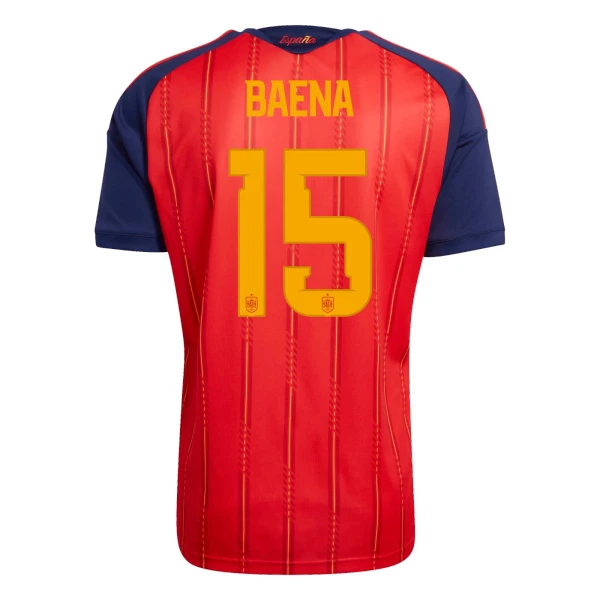 Camisola Espanha Baena 15 Homem Equipamento 1ª Mundial 2026 Camisola Espanha Baena 15 Homem Equipamento 1ª Mundial 2026