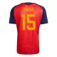 Camisola Espanha Baena 15 Homem Equipamento 1ª Mundial 2026 Camisola Espanha Baena 15 Homem Equipamento 1ª Mundial 2026