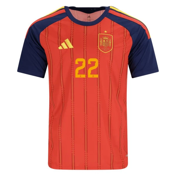 Camisola Espanha Cucurella 22 Homem Equipamento 1ª Mundial 2026