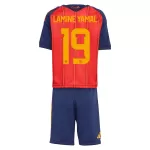 Camisola Espanha Lamine Yamal 19 Criança Equipamento 1ª Mundial 2026