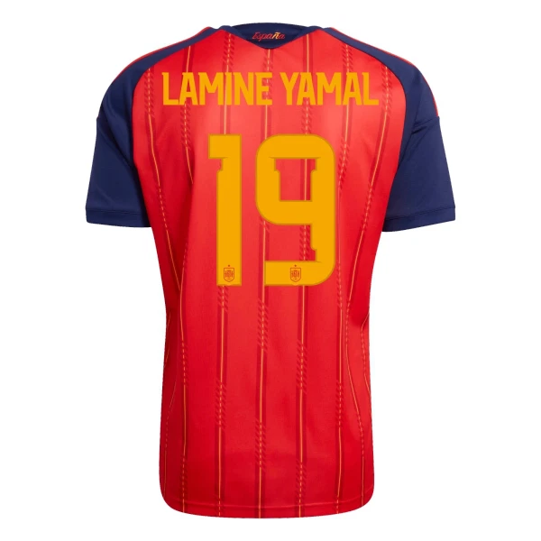 Camisola Espanha Lamine Yamal 19 Homem Equipamento 1ª Mundial 2026