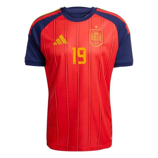 Camisola Espanha Lamine Yamal 19 Homem Equipamento 1ª Mundial 2026