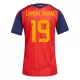 Camisola Espanha Lamine Yamal 19 Mulher Equipamento 1ª Mundial 2026 Camisola Espanha Lamine Yamal 19 Mulher Equipamento 1ª Mundial 2026