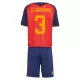 Camisola Espanha Le Normand 3 Criança Equipamento 1ª Mundial 2026 Camisola Espanha Le Normand 3 Criança Equipamento 1ª Mundial 2026