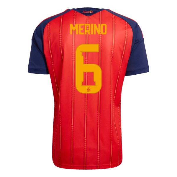 Camisola Espanha Merino 6 Homem Equipamento 1ª Mundial 2026 Camisola Espanha Merino 6 Homem Equipamento 1ª Mundial 2026