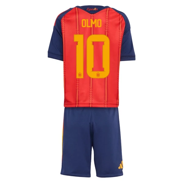 Camisola Espanha Olmo 10 Criança Equipamento 1ª Mundial 2026