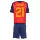 Camisola Espanha OYARZABAL 21 Criança Equipamento 1ª Mundial 2026 Camisola Espanha OYARZABAL 21 Criança Equipamento 1ª Mundial 2026