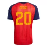 Camisola Espanha Pedri 20 Homem Equipamento 1ª Mundial 2026