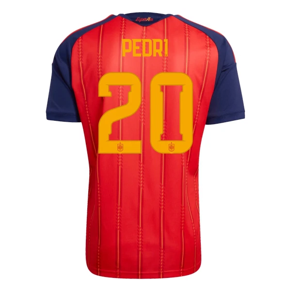 Camisola Espanha Pedri 20 Homem Equipamento 1ª Mundial 2026 Camisola Espanha Pedri 20 Homem Equipamento 1ª Mundial 2026