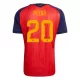 Camisola Espanha Pedri 20 Homem Equipamento 1ª Mundial 2026 Camisola Espanha Pedri 20 Homem Equipamento 1ª Mundial 2026