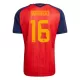 Camisola Espanha Rodrigo 16 Homem Equipamento 1ª Mundial 2026 Camisola Espanha Rodrigo 16 Homem Equipamento 1ª Mundial 2026