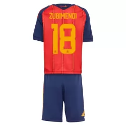 Camisola Espanha ZUBIMENDI 18 Criança Equipamento 1ª Mundial 2026