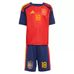 Camisola Espanha ZUBIMENDI 18 Criança Equipamento 1ª Mundial 2026